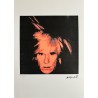 Andy Warhol Lithograph Offset 199 Ex. Numbered 29.7 x 42 cm Signature Certificate