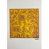 Keith Haring Lithograph Offset 199 Ex. Numbered 29.7 x 42 cm Signature Certificate