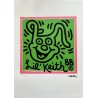 Keith Haring Lithograph Offset 199 Ex. Numbered 29.7 x 42 cm Signature Certificate