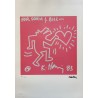 Keith Haring Lithograph Offset 199 Ex. Numbered 29.7 x 42 cm Signature Certificate