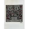 Keith Haring Lithograph Offset 199 Ex. Numbered 29.7 x 42 cm Signature Certificate