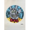 Keith Haring Lithograph Offset 199 Ex. Numbered 29.7 x 42 cm Signature Certificate