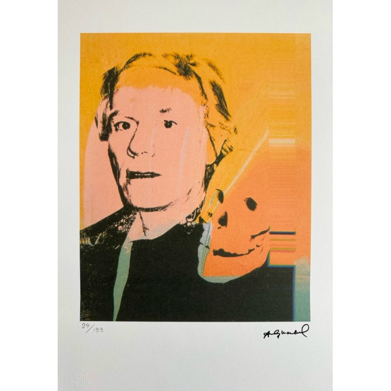 Andy Warhol Lithograph Offset 199 Ex. Numbered 29.7 x 42 cm Signature Certificate