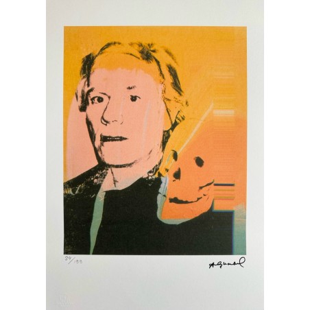 Andy Warhol Lithograph Offset 199 Ex. Numbered 29.7 x 42 cm Signature Certificate