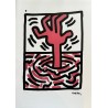 Keith Haring Lithograph Offset 199 Ex. Numbered 29.7 x 42 cm Signature Certificate