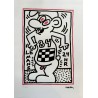 Keith Haring Lithograph Offset 199 Ex. Numbered 29.7 x 42 cm Signature Certificate