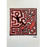 Keith Haring Lithograph Offset 199 Ex. Numbered 29.7 x 42 cm Signature Certificate