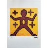 Keith Haring Lithograph Offset 199 Ex. Numbered 29.7 x 42 cm Signature Certificate