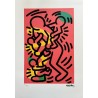 Keith Haring Lithograph Offset 199 Ex. Numbered 29.7 x 42 cm Signature Certificate