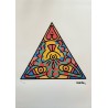 Keith Haring Lithograph Offset 199 Ex. Numbered 29.7 x 42 cm Signature Certificate