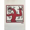 Keith Haring Lithograph Offset 199 Ex. Numbered 29.7 x 42 cm Signature Certificate