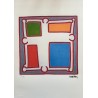 Keith Haring Lithograph Offset 199 Ex. Numbered 29.7 x 42 cm Signature Certificate