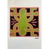 Keith Haring Lithograph Offset 199 Ex. Numbered 29.7 x 42 cm Signature Certificate