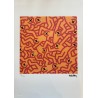 Keith Haring Lithograph Offset 199 Ex. Numbered 29.7 x 42 cm Signature Certificate