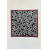 Keith Haring Lithograph Offset 199 Ex. Numbered 29.7 x 42 cm Signature Certificate