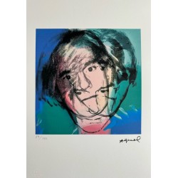 Andy Warhol Lithograph Offset 199 Ex. Numbered 29.7 x 42 cm Signature Certificate