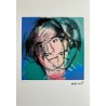 Andy Warhol Lithograph Offset 199 Ex. Numbered 29.7 x 42 cm Signature Certificate