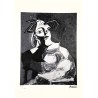 Pablo Picasso Lithograph Offset 199 Ex. Numbered 29.7 x 42 cm Signature Certificate