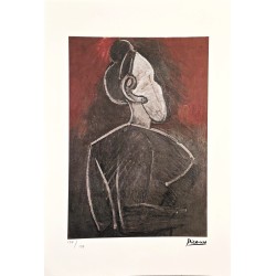 Pablo Picasso Lithograph Offset 199 Ex. Numbered 29.7 x 42 cm Signature Certificate