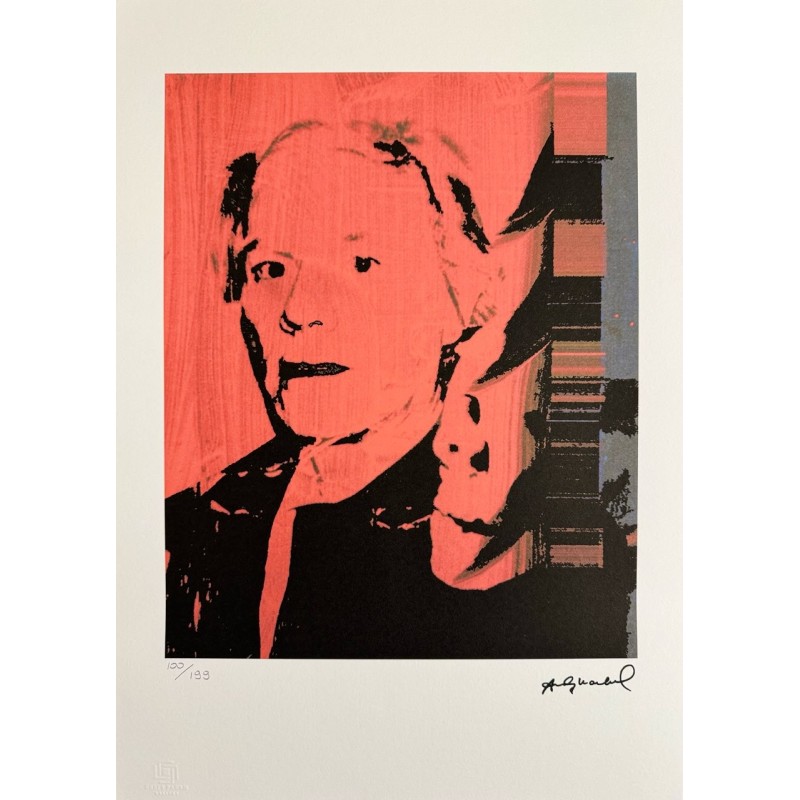 Andy Warhol Lithograph Offset 199 Ex. Numbered 29.7 x 42 cm Signature Certificate