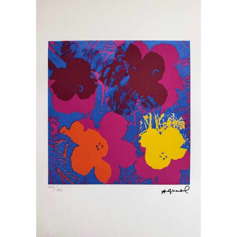 Andy Warhol Lithograph Offset 199 Ex. Numbered 29.7 x 42 cm Signature Certificate