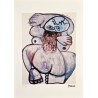 Pablo Picasso Lithograph Offset 199 Ex. Numbered 29.7 x 42 cm Signature Certificate