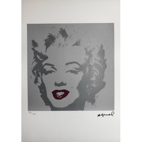 Andy Warhol Lithograph Offset 199 Ex. Numbered 29.7 x 42 cm Signature Certificate