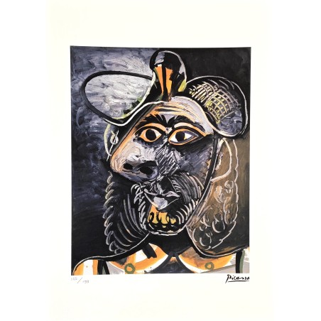 Pablo Picasso Lithograph Offset 199 Ex. Numbered 29.7 x 42 cm Signature Certificate