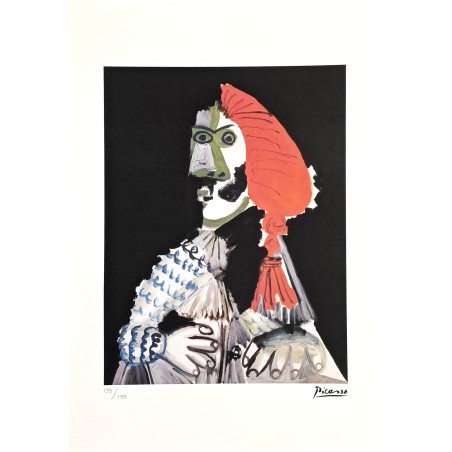 Pablo Picasso Lithograph Offset 199 Ex. Numbered 29.7 x 42 cm Signature Certificate