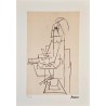 Pablo Picasso Lithograph Offset 199 Ex. Numbered 29.7 x 42 cm Signature Certificate