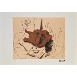 Pablo Picasso Lithograph Offset 199 Ex. Numbered 29.7 x 42 cm Signature Certificate