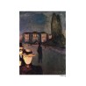 Edvard Munch Lithograph Offset 199 Ex. Numbered 29.7 x 42 cm Signature Certificate