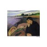 Edvard Munch Lithograph Offset 199 Ex. Numbered 29.7 x 42 cm Signature Certificate