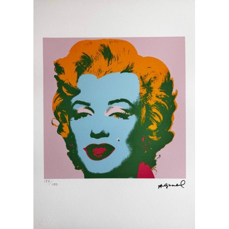 Andy Warhol Lithograph Offset 199 Ex. Numbered 29.7 x 42 cm Signature Certificate