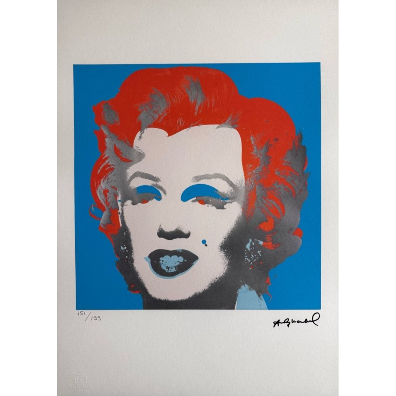 Andy Warhol Lithograph Offset 199 Ex. Numbered 29.7 x 42 cm Signature Certificate