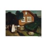 Edvard Munch Lithograph Offset 199 Ex. Numbered 29.7 x 42 cm Signature Certificate