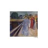 Edvard Munch Lithograph Offset 199 Ex. Numbered 29.7 x 42 cm Signature Certificate