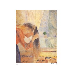 Edvard Munch Lithograph Offset 199 Ex. Numbered 29.7 x 42 cm Signature Certificate