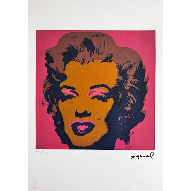 Andy Warhol Lithograph Offset 199 Ex. Numbered 29.7 x 42 cm Signature Certificate