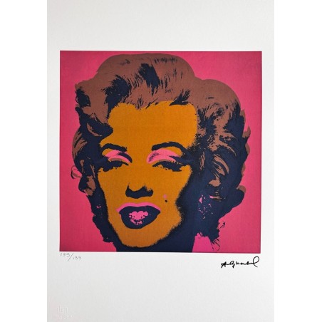 Andy Warhol Lithograph Offset 199 Ex. Numbered 29.7 x 42 cm Signature Certificate