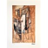 Pablo Picasso Lithograph Offset 199 Ex. Numbered 29.7 x 42 cm Signature Certificate