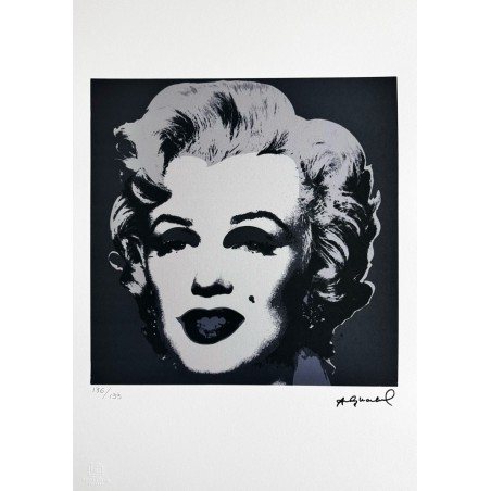 Andy Warhol Lithograph Offset 199 Ex. Numbered 29.7 x 42 cm Signature Certificate