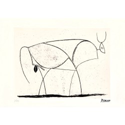 Pablo Picasso Lithograph Offset 199 Ex. Numbered 29.7 x 42 cm Signature Certificate