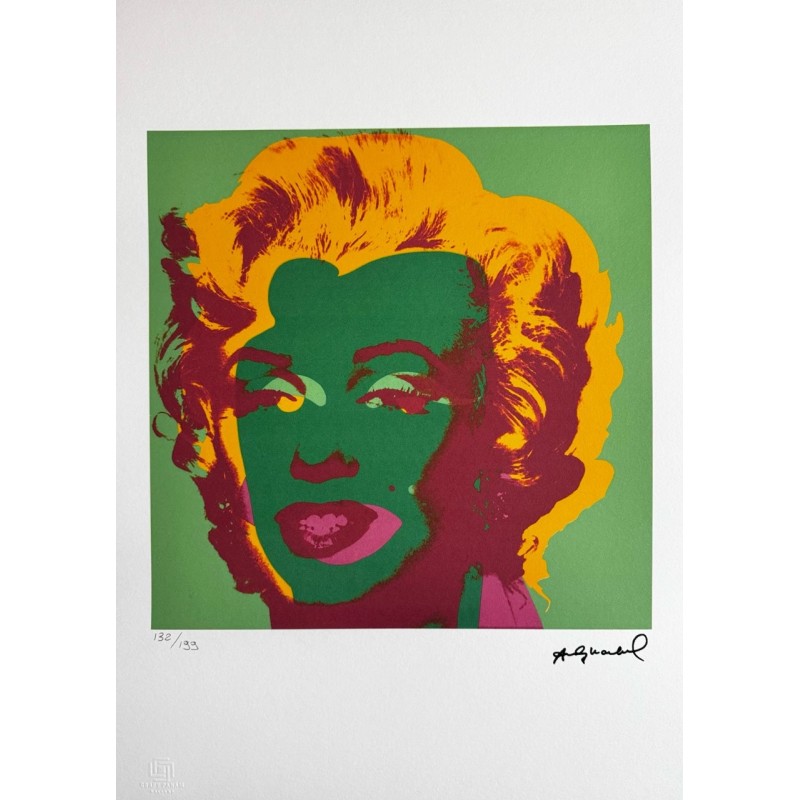 Andy Warhol Lithograph Offset 199 Ex. Numbered 29.7 x 42 cm Signature Certificate