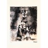 Pablo Picasso Lithograph Offset 199 Ex. Numbered 29.7 x 42 cm Signature Certificate