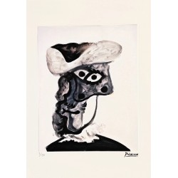 Pablo Picasso Lithograph Offset 199 Ex. Numbered 29.7 x 42 cm Signature Certificate