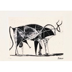 Pablo Picasso Lithograph Offset 199 Ex. Numbered 29.7 x 42 cm Signature Certificate