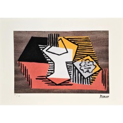 Pablo Picasso Lithograph Offset 199 Ex. Numbered 29.7 x 42 cm Signature Certificate