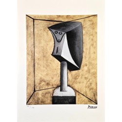 Pablo Picasso Lithograph Offset 199 Ex. Numbered 29.7 x 42 cm Signature Certificate