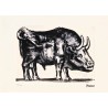 Pablo Picasso Lithograph Offset 199 Ex. Numbered 29.7 x 42 cm Signature Certificate